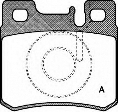 OPEN PARTS bpa028220 -  Комплект тормозных колодок, дисковый тормоз